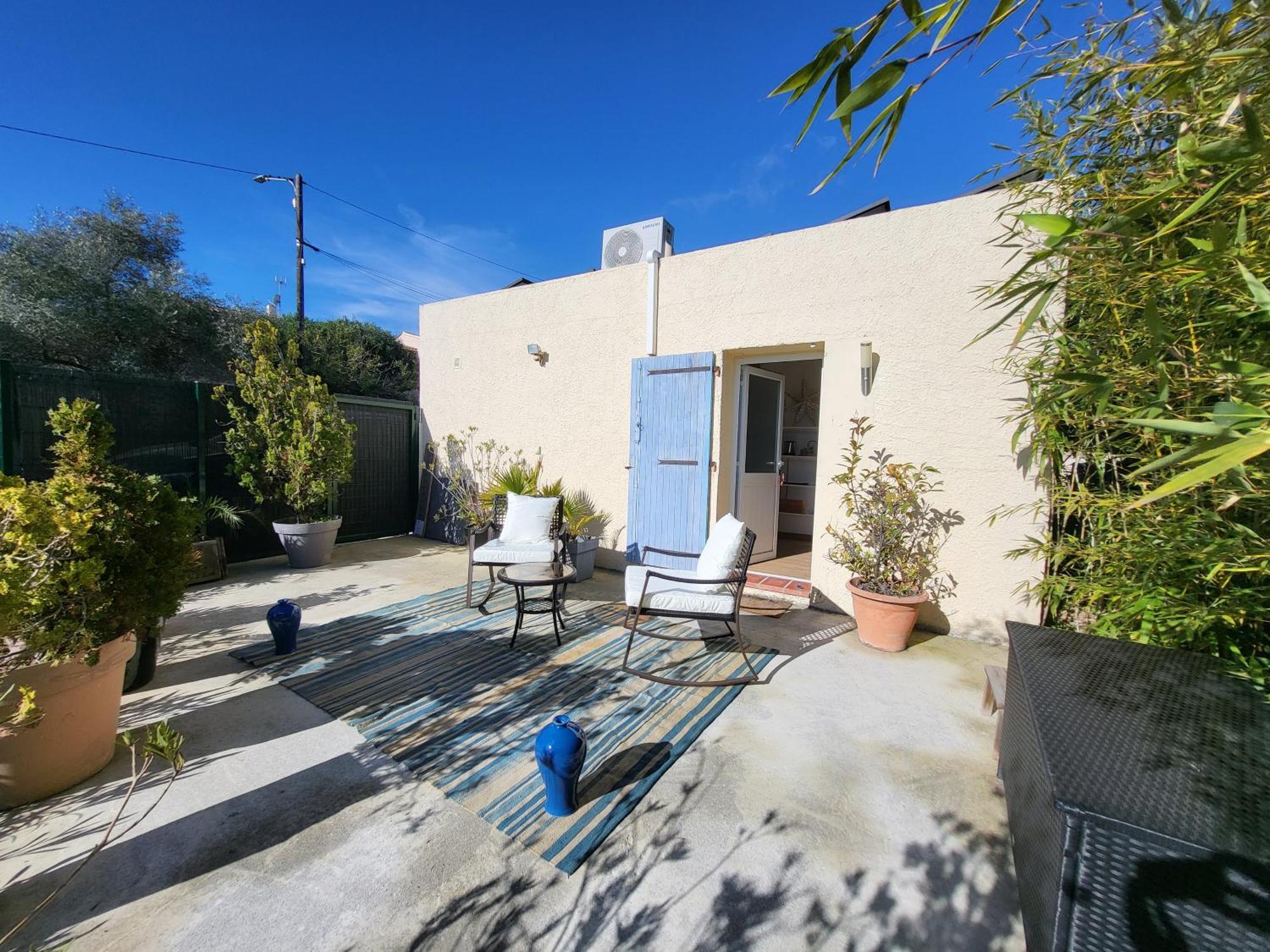 Studio Independant Avec Terrasse A Juan Les Pins Antibes Esterno foto